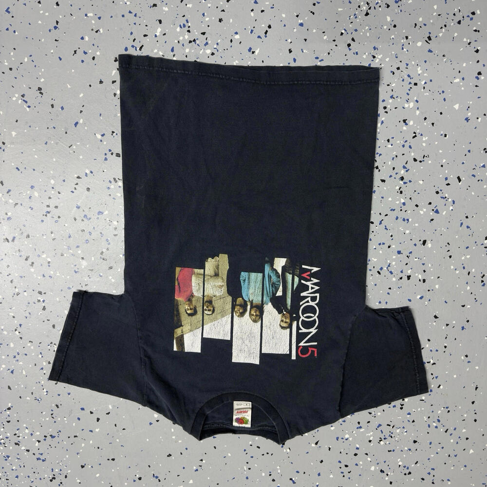 Maroon 5 2004 Concert Tour Band T-Shirt Y2K VTG S Anvil